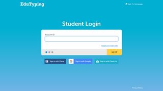 Student Login - EduTyping.com