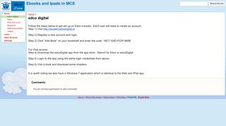 edco digital - Ebooks and Ipads in MCS - Google Sites