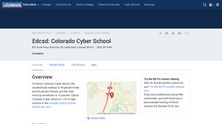 Edcsd: Colorado Cyber School in Castle Rock, CO - US News Best ...