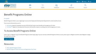 Benefit Programs Online - EDD - CA.gov