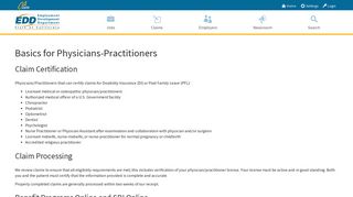 Basics for Physicians-Practitioners - EDD - CA.gov