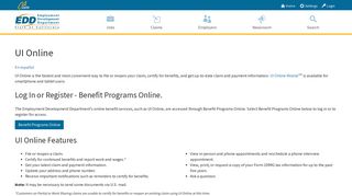 UI Online - EDD - CA.gov