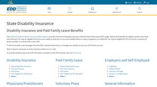 State Disability Insurance - EDD - CA.gov