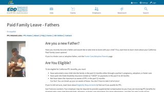 Paid Family Leave - Fathers - EDD - CA.gov