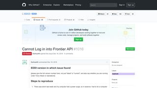 Cannot Log in into Frontier API · Issue #1016 · EDCD/EDDI · GitHub