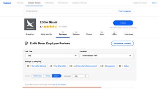 Eddie Bauer Employee Reviews - Indeed
