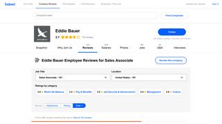 Working as a Sales Associate at Eddie Bauer: Employee Reviews ...