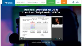 Webinars: Strategies for Using Conscious Discipline with eDECA ...
