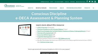 Conscious Discipline & E-DECA 2.0 Assessment and Planning ...