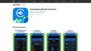 Share Market,BSE,NSE-Edelweiss on the App Store - iTunes - Apple