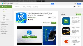 Share Market Live Trading App, BSE, NSE- Edelweiss - Apps on ...