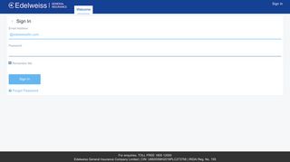 Navigation - Welcome - Edelweiss Partner Portal Admin