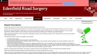 Prescriptions - Edenfield Road Surgery