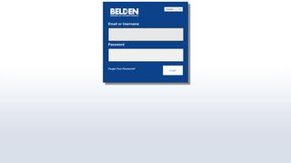 Belden - Login