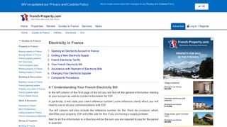 Your French Electricity Bill, Pay Electricity in France