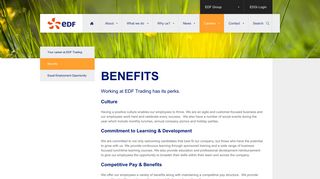 EDF - Benefits