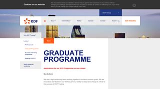EDF - Graduate Programme