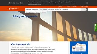 Billing and payments | Large business customers | EDF Energy