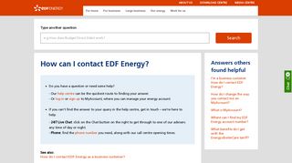 How can I contact EDF Energy? - Meters & meter reading - Service