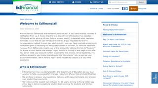 Welcome to Edfinancial! - Edfinancial Services