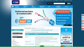 e Dealer Finance Scheme - SBI Corporate Website