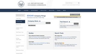 SEC.gov | Company Search Page