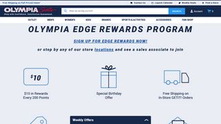 Edge Rewards Program - Olympia Sports