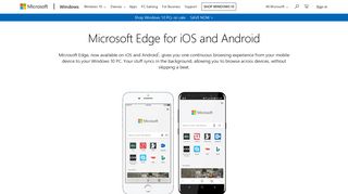 Microsoft Edge App Download for Android and IOS | Microsoft Edge