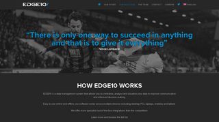 Edge10 - Leading Sports Performance and Medical System