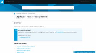 EdgeRouter - Reset to Factory Defaults – Ubiquiti Networks Support ...
