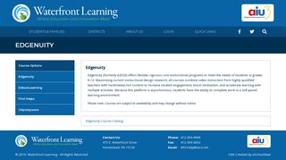 Edgenuity - Waterfront Learning