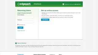 Proceed to Checkout | Edgepark Medical Supplies
