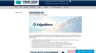 First Step Internet - EdgeWave