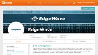 14 Customer Reviews & Customer References of EdgeWave ...