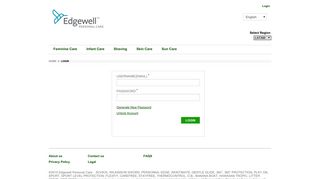 Login | PersonalCare - Edgewell Personal Care