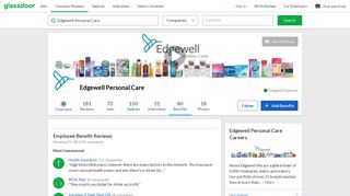 Edgewell Personal Care Employee Benefits and Perks | Glassdoor