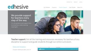Teacher Support - Edhesive