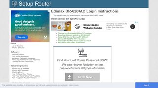 How to Login to the Edimax BR-6208AC - SetupRouter