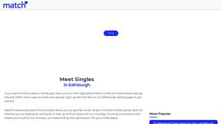 Edinburgh Dating Site - Meet Edinburgh Singles - Match - Match.com