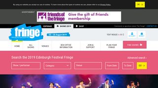 Edinburgh Festival Fringe: Home