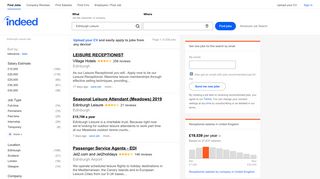 Edinburgh Leisure Jobs - January 2019 | Indeed.co.uk