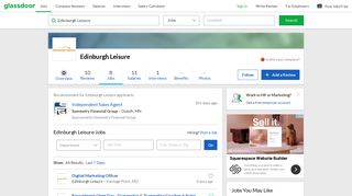 Edinburgh Leisure Jobs | Glassdoor