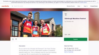 Edinburgh Marathon Festival Registration, Sat 25 May 2019 at 10:30 ...