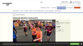 Edinburgh Marathon Festival 2019 - Maggie's Centres