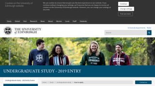 How to apply | The University of Edinburgh