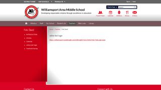 online test login - Williamsport Area School District