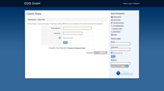 EDIS GmbH - Client Area