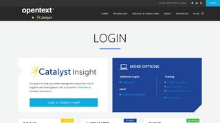 Login - Catalyst E-Discovery Platform - Catalyst Repository Systems