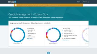 Credit Management at Edison Spa | Profiles, Jobs, Skills, Articles ...