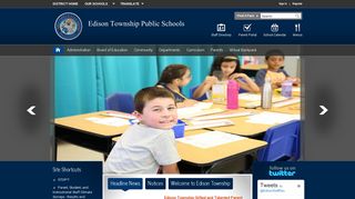 Public Schools of Edison Township / Homepage
